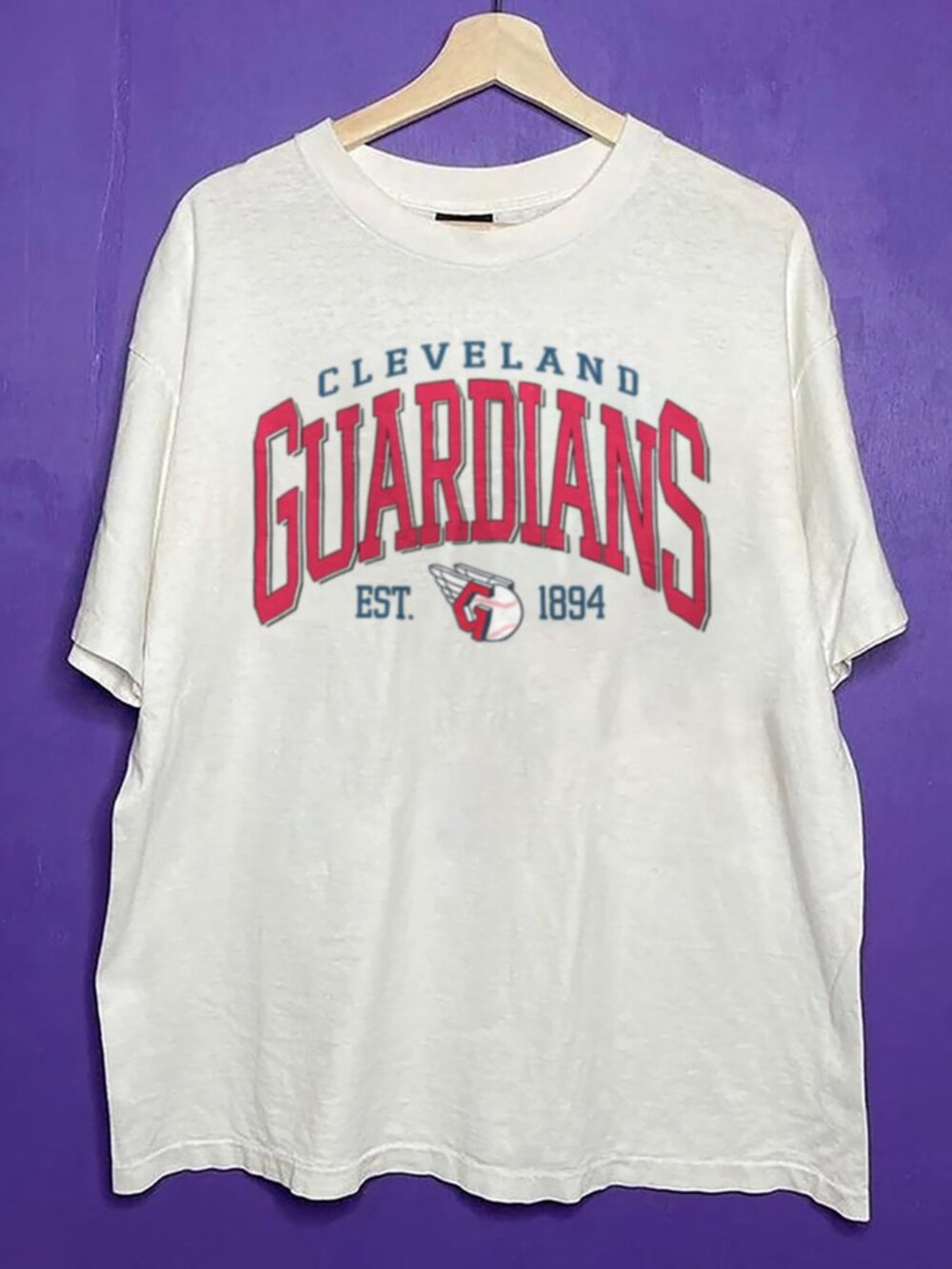 Cleveland Guardians Baseball Shirt, Retro 90s Cleveland Guardians MLB Shirt Tee